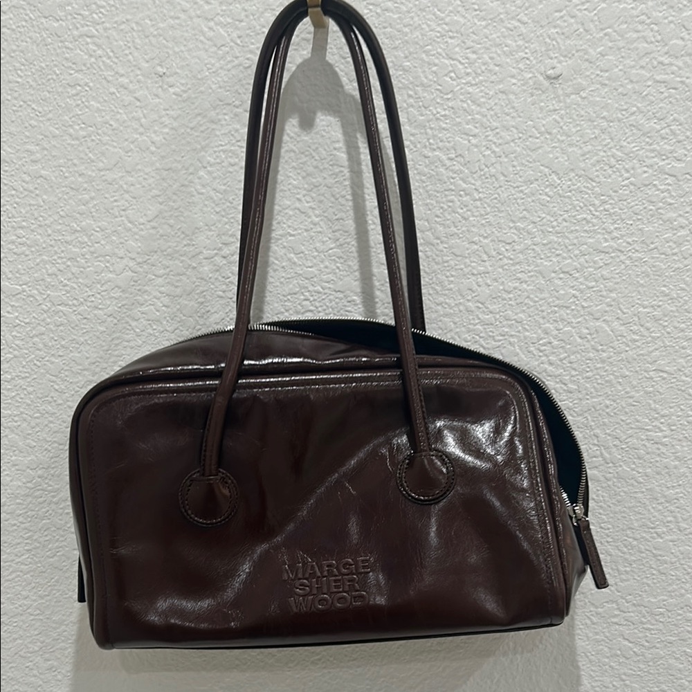 Marge Sherwood Brown Leather Handbag